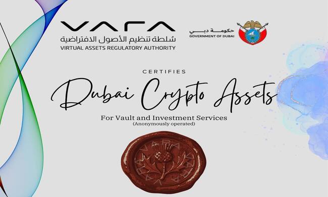 SAFETY DEPOSIT BOX FACILITY Dubai Crypto Assets